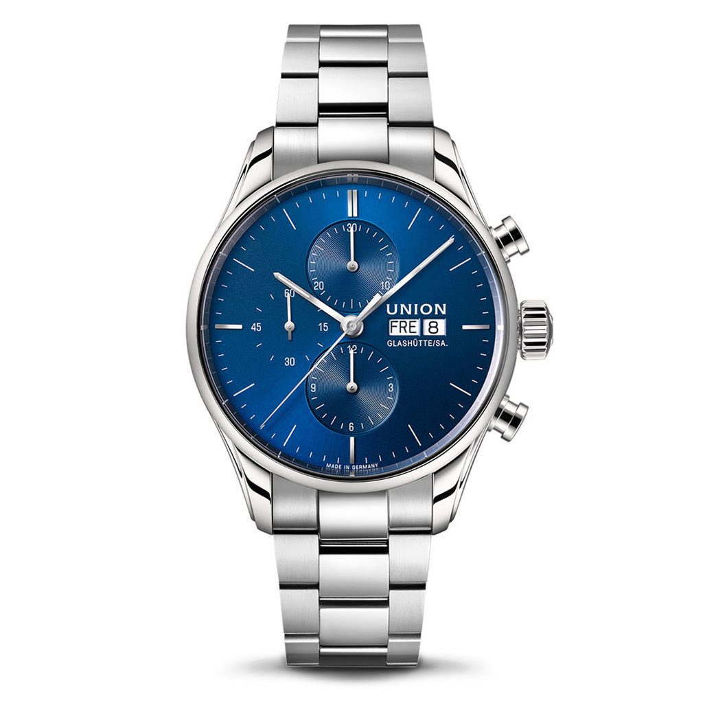 Viro Chronograph Blue Stainless Steel