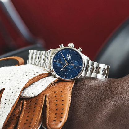 Viro Chronograph Blue Stainless Steel