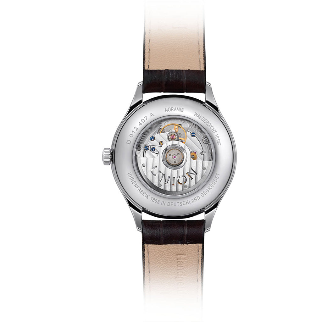 Noramis Datum White Leather Black
