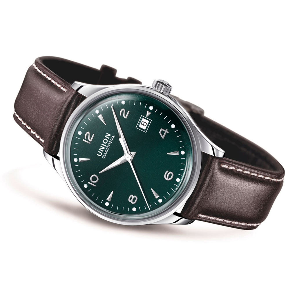 Noramis Datum Dark Green Leather Brown