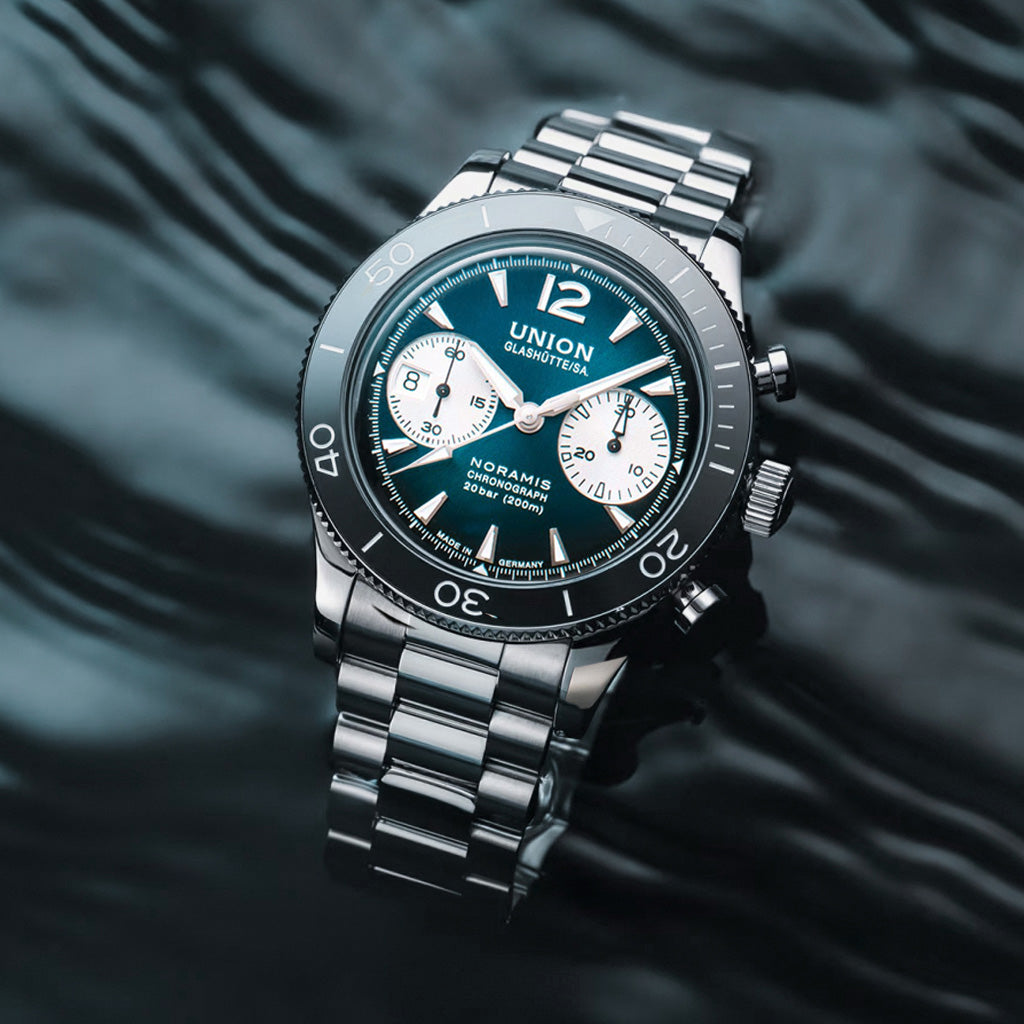 Noramis Chronograph Sport - Türkis - Stahlband