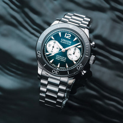 Noramis Chronograph Sport - Türkis - Stahlband