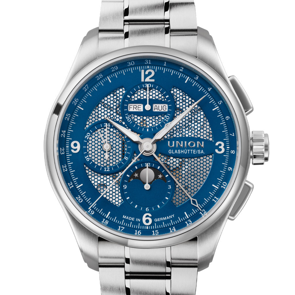 Union Glashütte Belisar Chronograph Mondphase Blue D0144251104200
