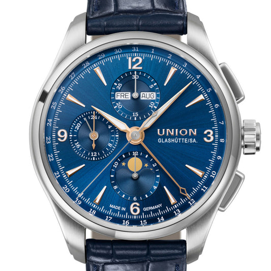 Union Glashütte Belisar Chrono Mondphase Blue D0144251604701