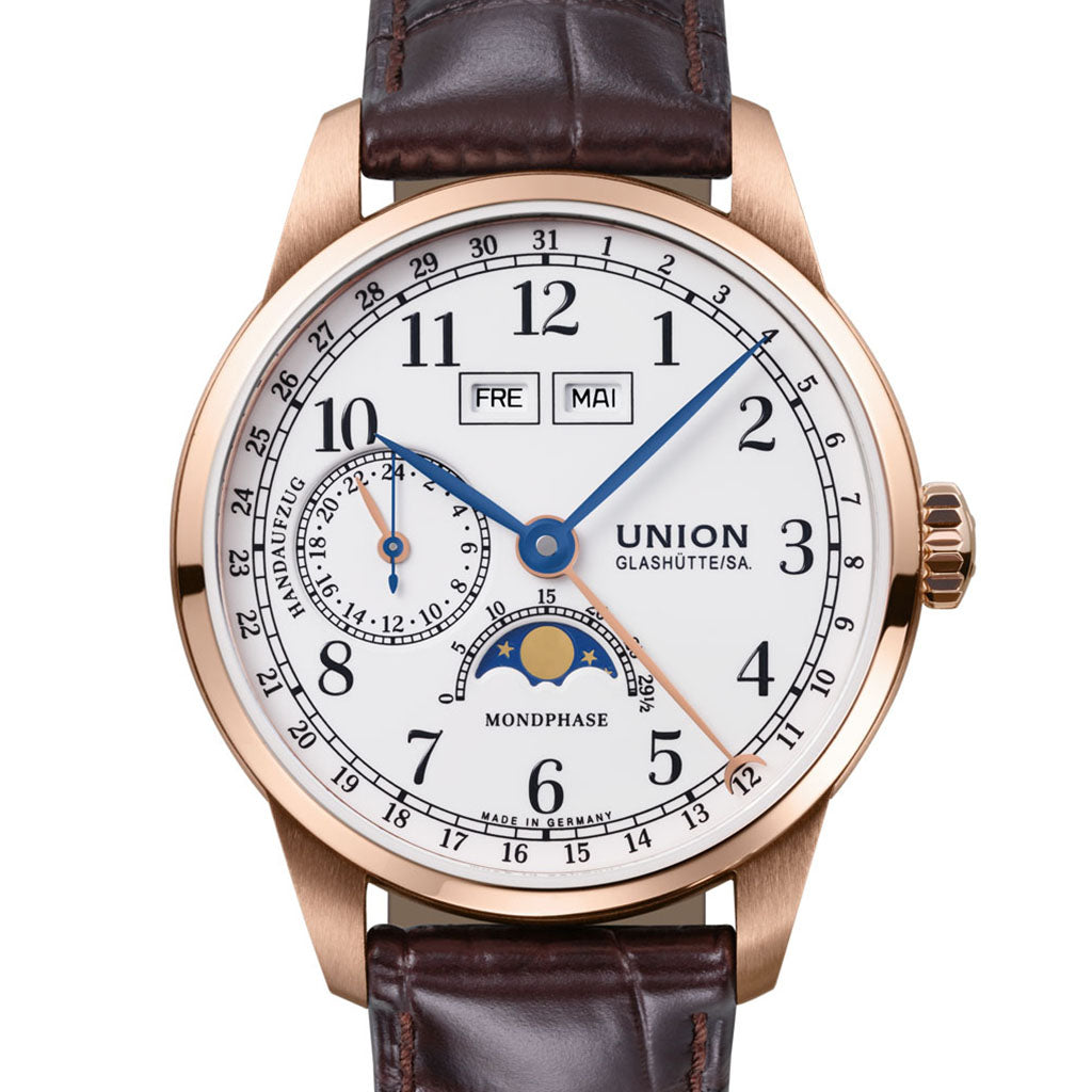 Union Glashütte/Sa. 1893 Johannes Dürrstein Edition Mondphase D903.458.76.017.00