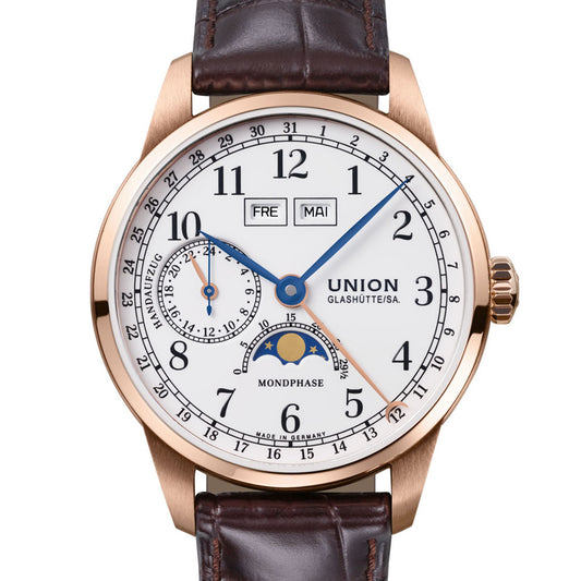 Union Glashütte/Sa. 1893 Johannes Dürrstein Edition Mondphase D903.458.76.017.00