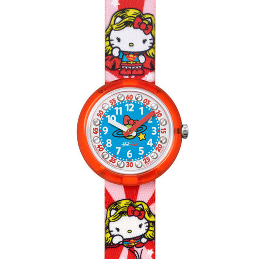 Swatch Flik Flak DC HELLO KITTY SUPERGIRL FLNP017