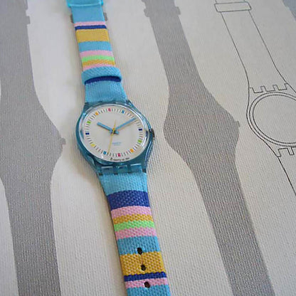 SWATCH WORLD MUSEUM DESIGN THE TIME (LINEAR LINEN)