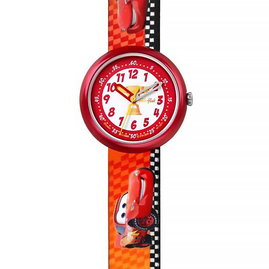 Swatch Flik Flak DISNEY CARS LIGHTNING MCQUEEN ZFLN041
