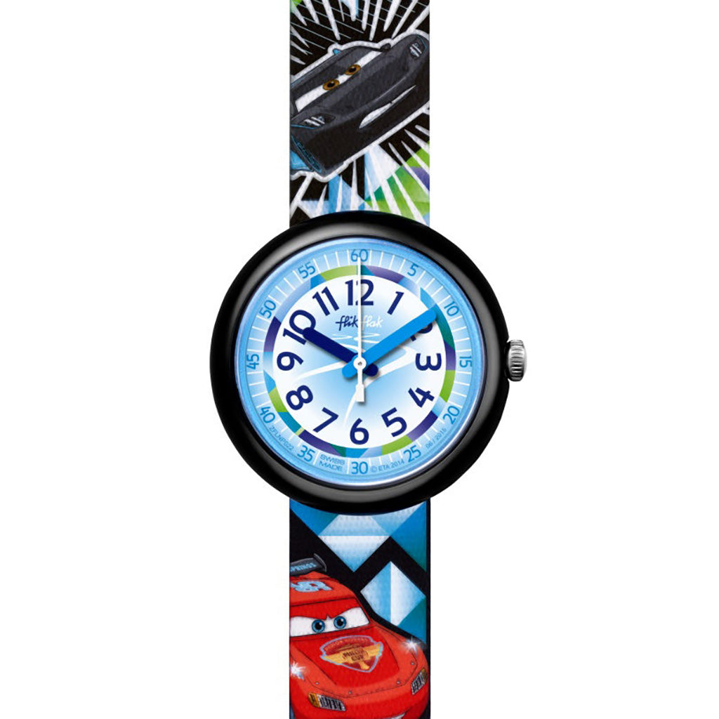 Swatch Flik Flak DISNEY CARS RAPID RACING FLNP022