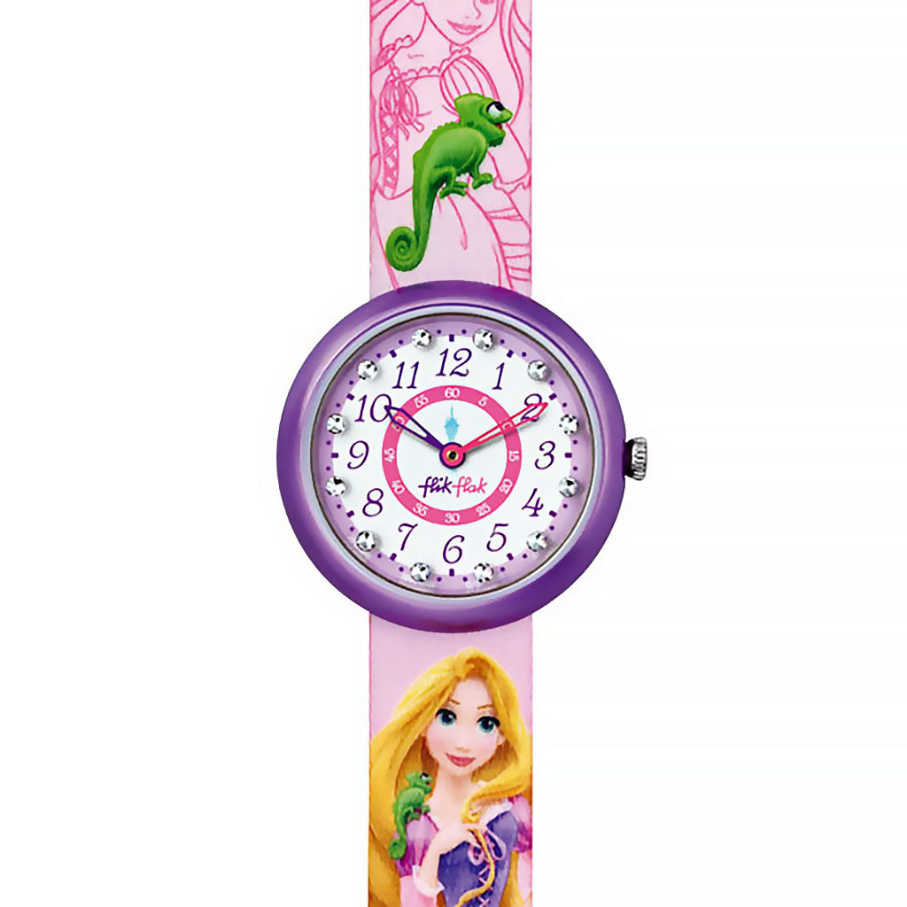 Swatch Flik Flak DISNEY PRINCESS SUMMER PALACE RAPUNZEL FLN048