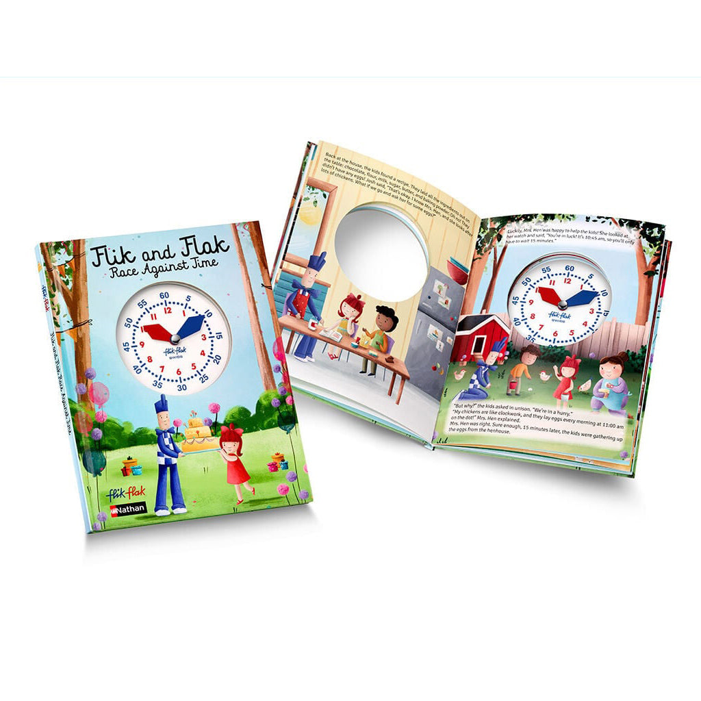 Flik Flak gift packaging with the book Flik & Flak Race Against Time FGP004-DE – Ansicht 2