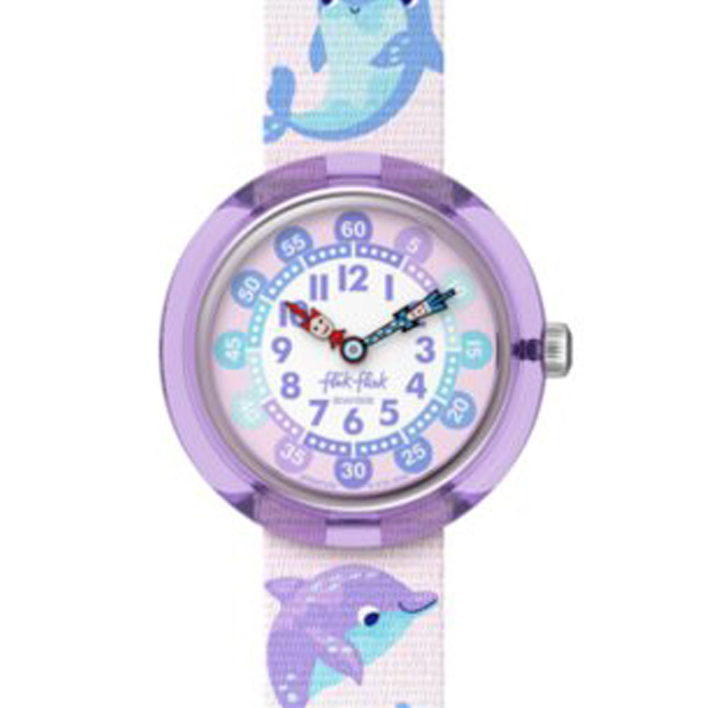 Flik Flak Kinderuhr HAPPY DOLPHINS ZFBNP255