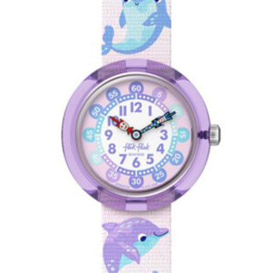 Flik Flak Kinderuhr HAPPY DOLPHINS ZFBNP255
