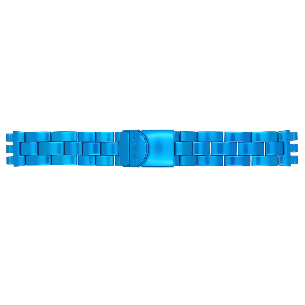 Swatch Ersatzband Full Blooded Cyan ASVCK4053AG