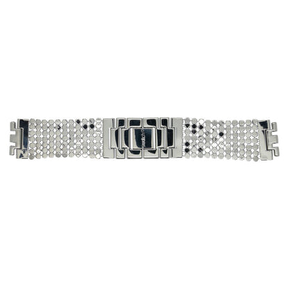 Original Swatch Ersatzband Paved In Silver ASFK103B