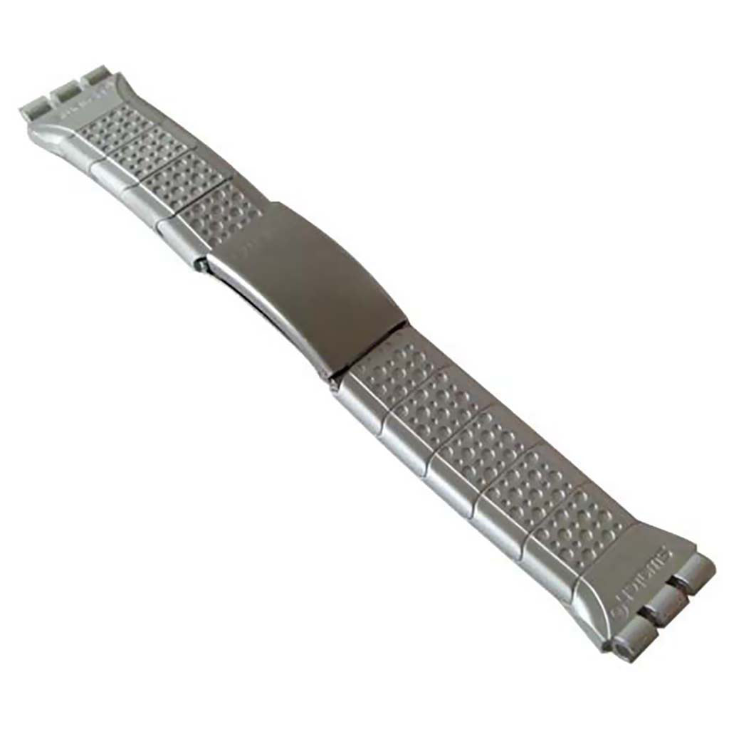 Original Ersatzband der Swatch Irony Chrono STRAIGHT EDGE (Metall Medium) AYCS1006AM