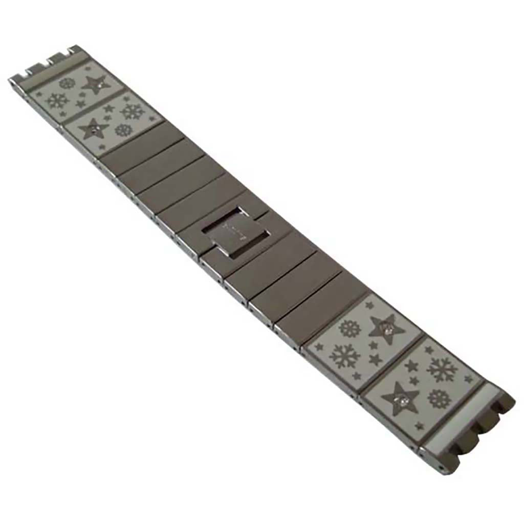 Swatch Ersatzband WHITE PLUTONIA ASUBK128G