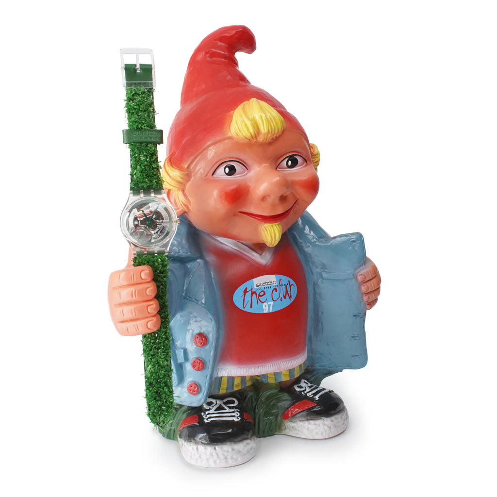 Swatch Gent GARDEN TURF mit Werbefigur JEROME SKZ103C