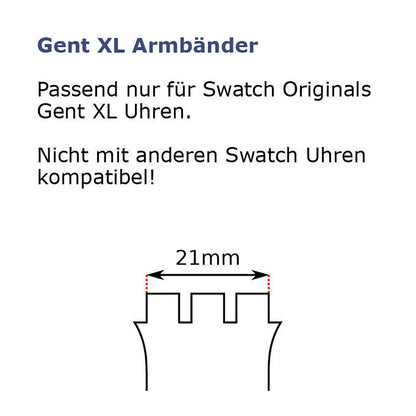 Swatch Ersatzband BLACK SHEEP TOO ASUDN101
