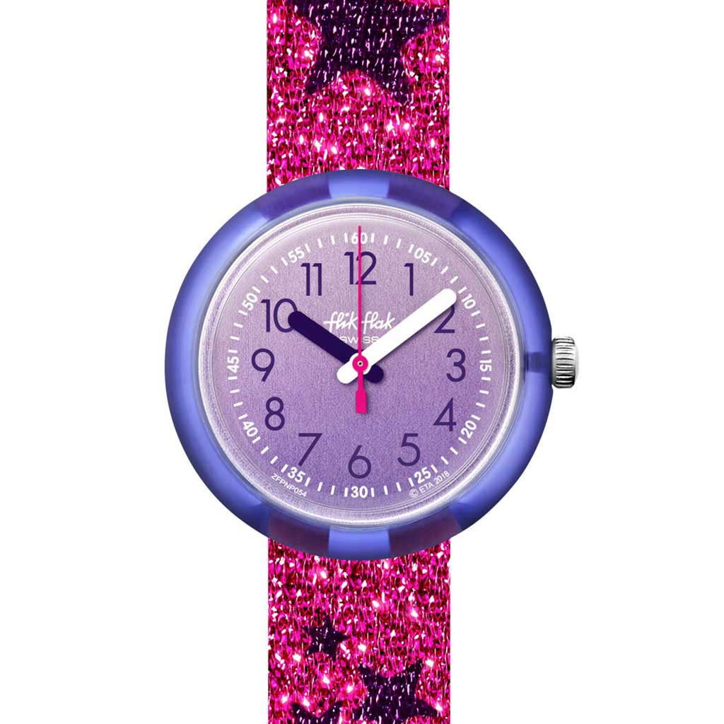 Flik Flak Kinderuhr Glitter Stars FPNP054
