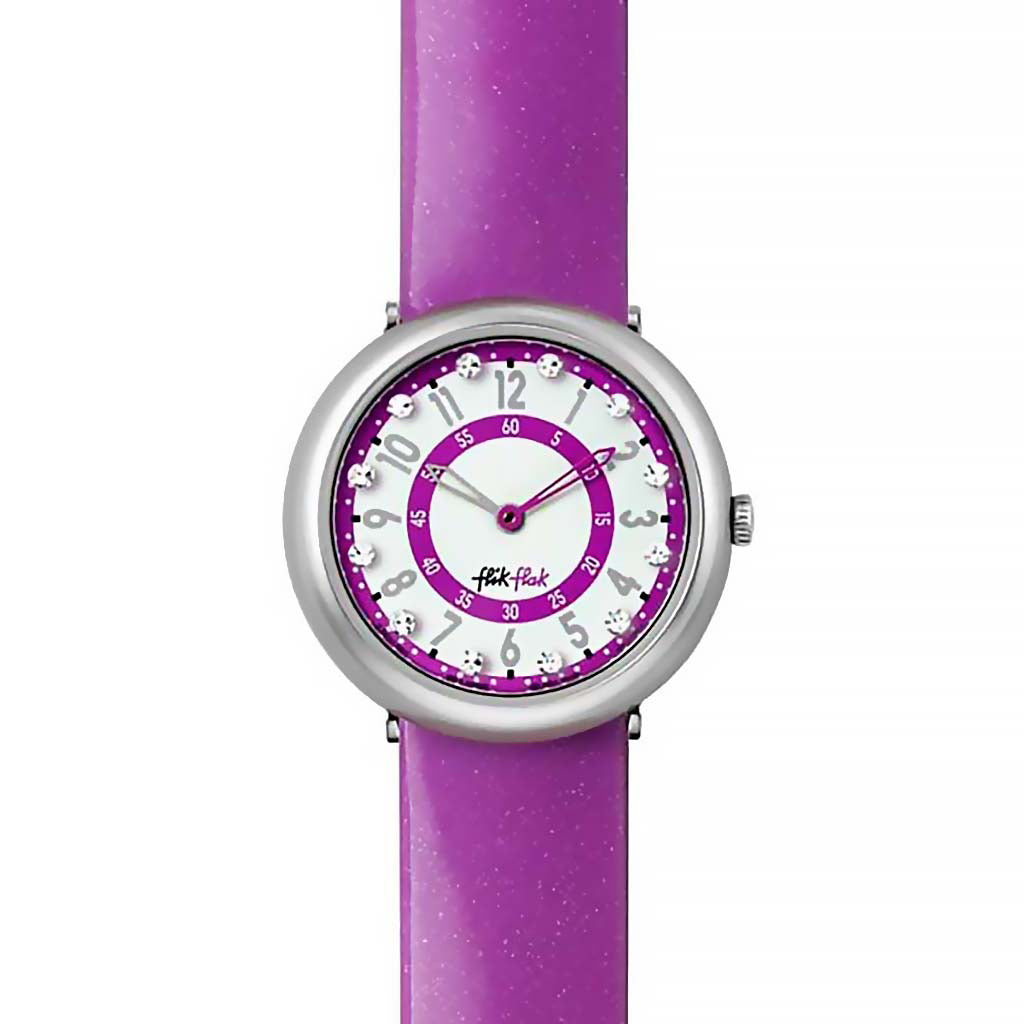 Swatch Flik Flak GLITTERY PURPLE ZFCN020