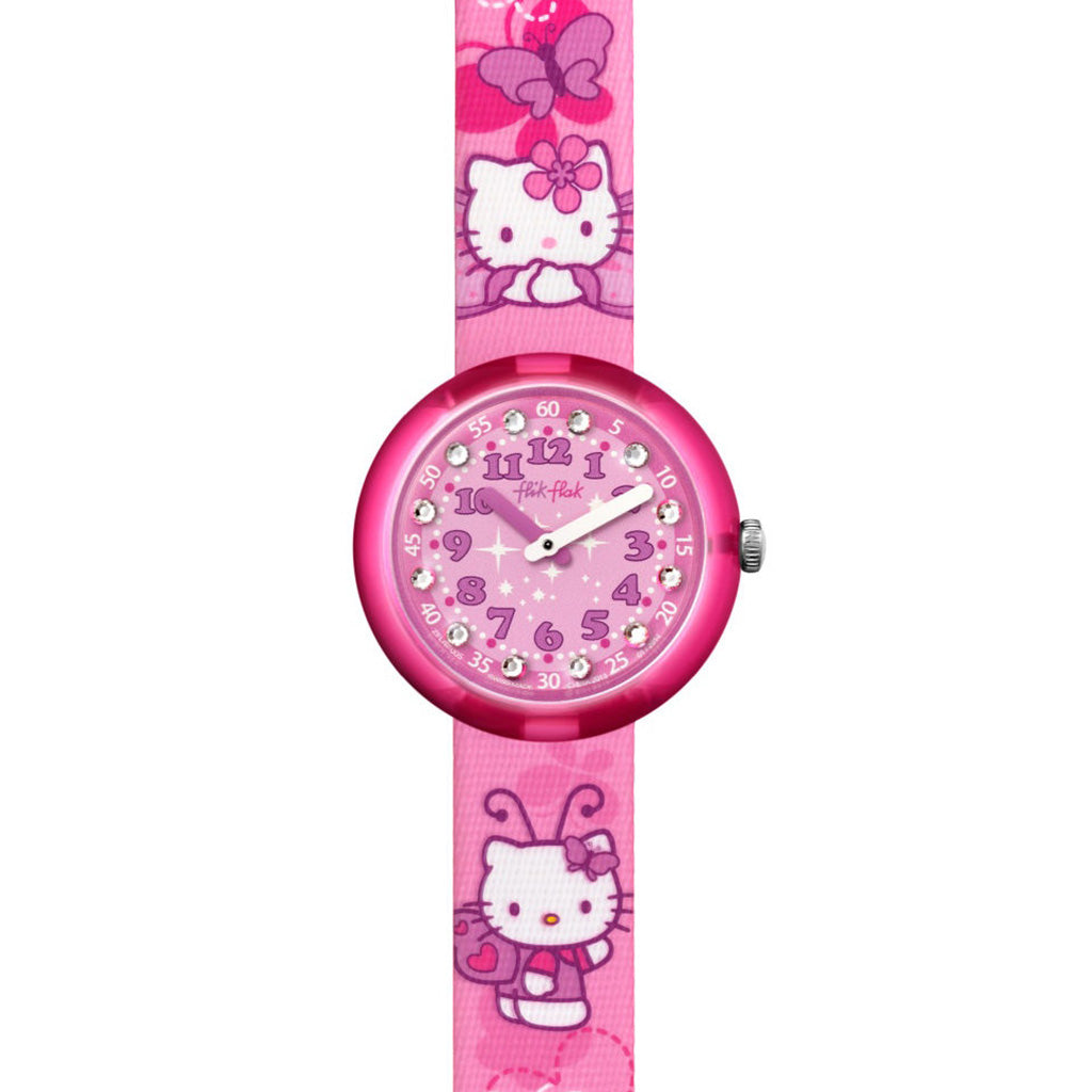 Swatch Flik Flak HELLO KITTY BUTTERFLY FLNP005