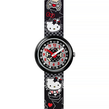 Swatch Flik Flak HELLO KITTY GOTHIC FLN059