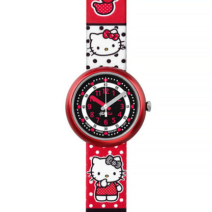Swatch Flik Flak HELLO KITTY & PENCIL CASE FLN058