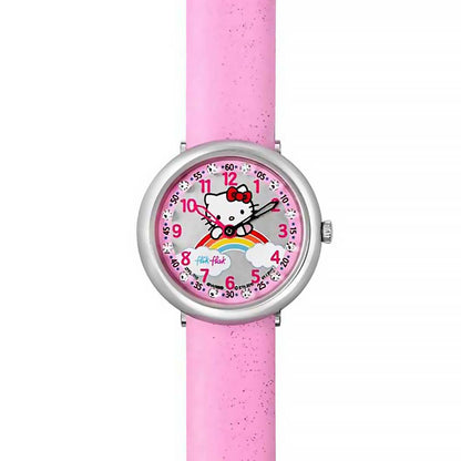 Swatch Flik Flak HELLO KITTY PINK RAINBOW ZFFL018