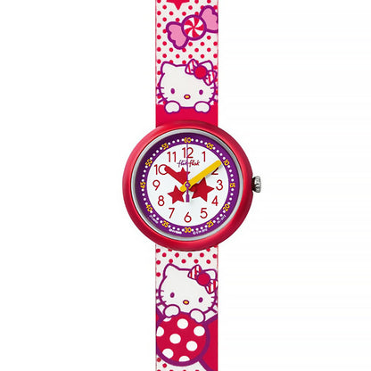 Swatch Flik Flak HELLO KITTY SUGAR WORLD FLN060