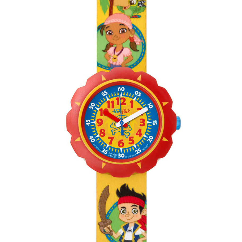 Swatch Flik Flak JAKE AND THE NEVER LAND PIRATES FLSP006