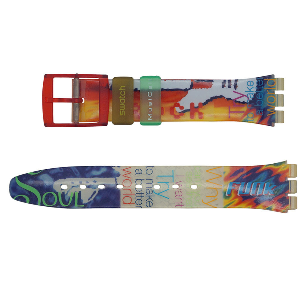 Original Swatch Musicall Ersatzband 11PM ASLZ103