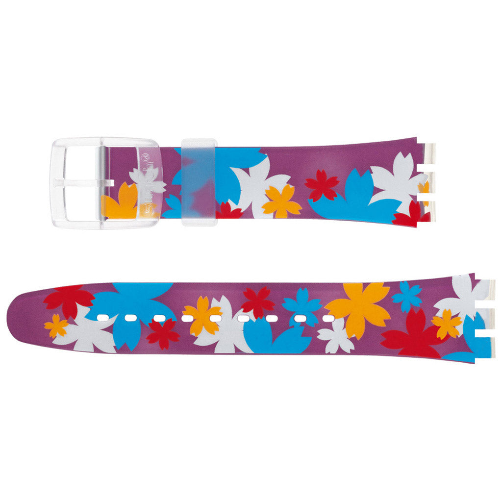 Swatch Jelly in Jelly Ersatzband Floating Flowers ASUJK130