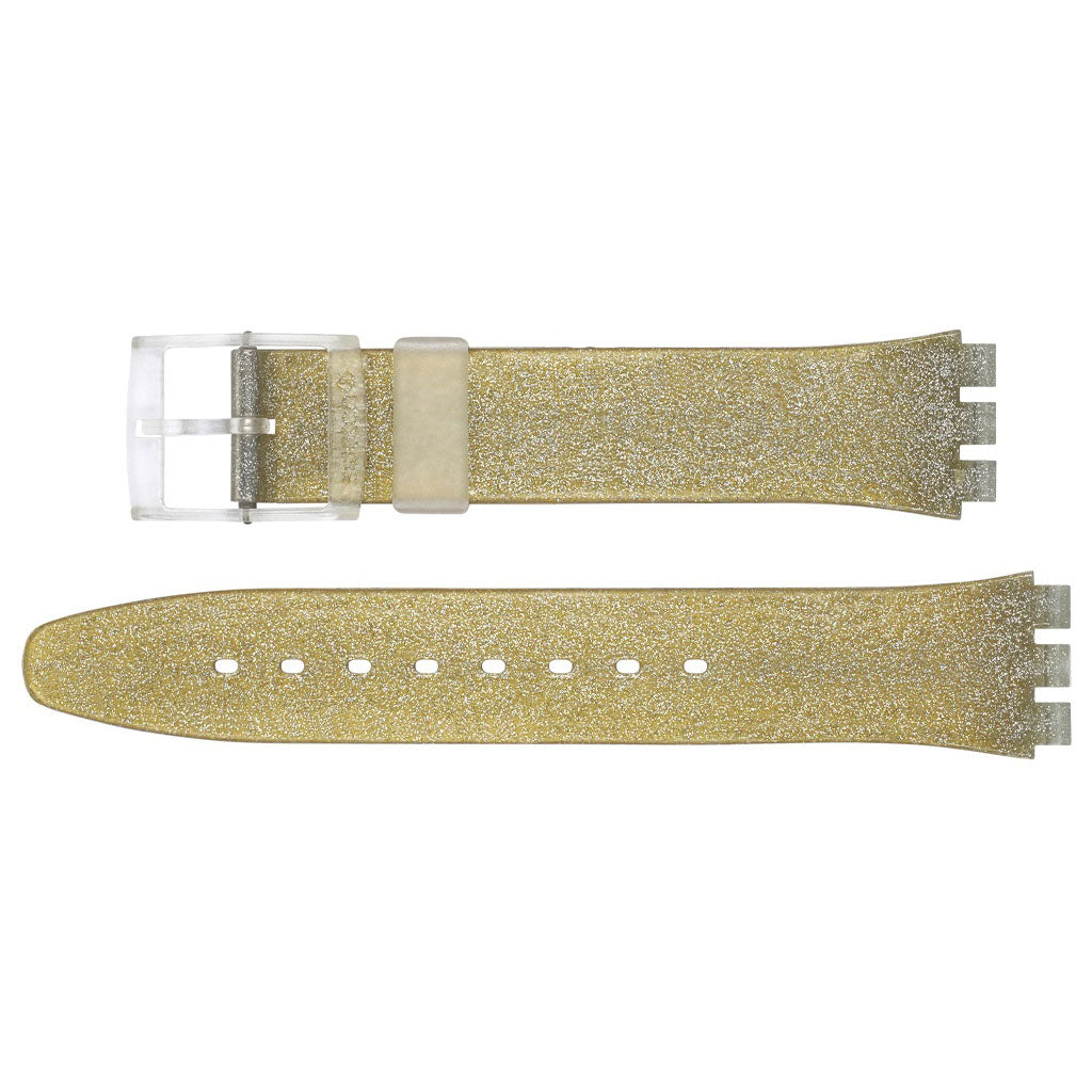 Original Ersatzband der Swatch Gent GLITTER AGK216
