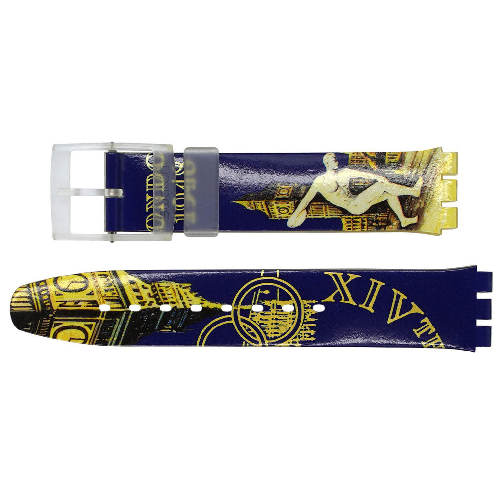 Original Ersatzband der Swatch LONDON 1948 ASCZ102