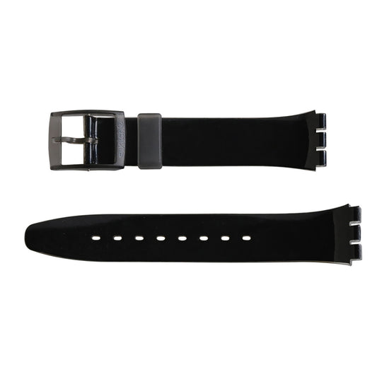 Swatch Ersatzband Black Jet AGK406