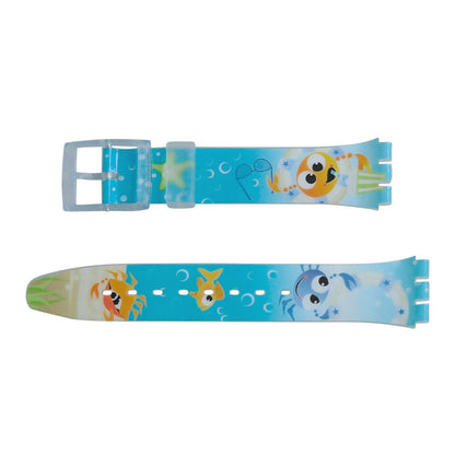 Swatch Ersatzband CAPTAIN BLUE AGS130