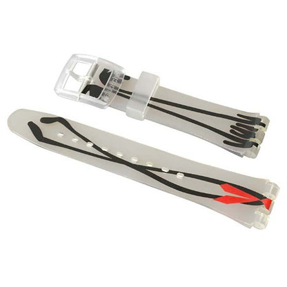 Swatch Ersatzband FUNCKY RED TIE ASUJK110
