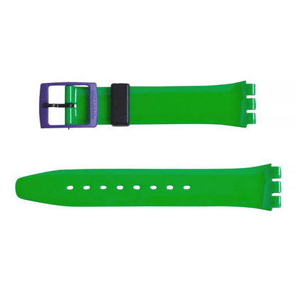 Swatch Ersatzband Green'n Violet AGB267