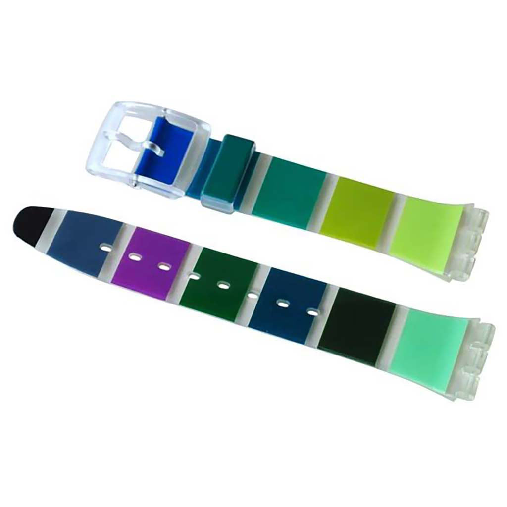 Swatch Ersatzband GREEN PAINTED TIME AGK379