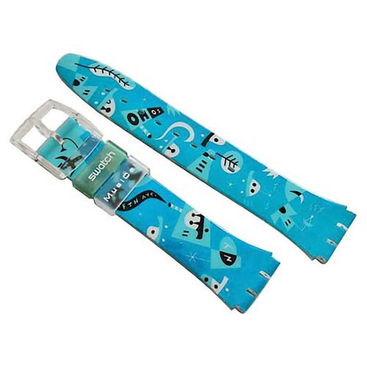 Swatch Ersatzband RUNNING TIME ASLK107