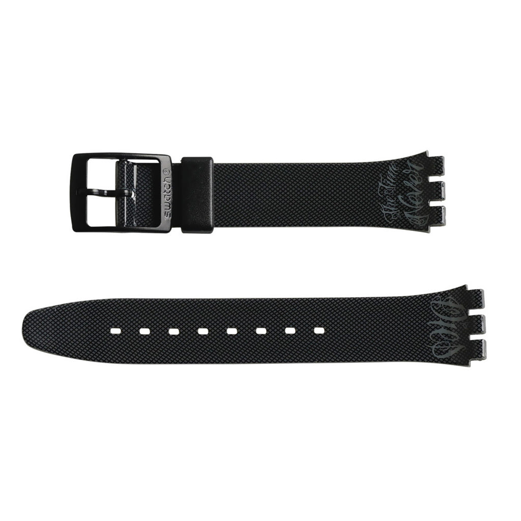 Swatch Ersatzband TIME NEVER DIES BLACK AGM180