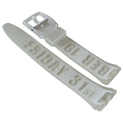 Swatch Ersatzband WHITE CARD AGK302