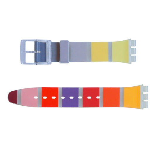 Swatch Ersatzband Yellow Painted Time AGK380