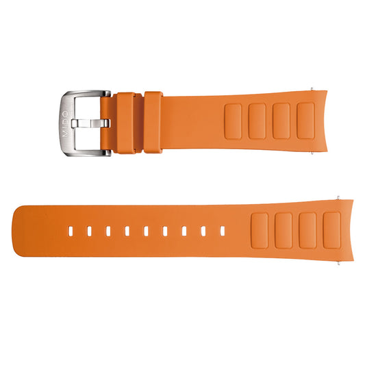 Mido Armband Multifort TV Big Date Rubber Orange M852.018.730