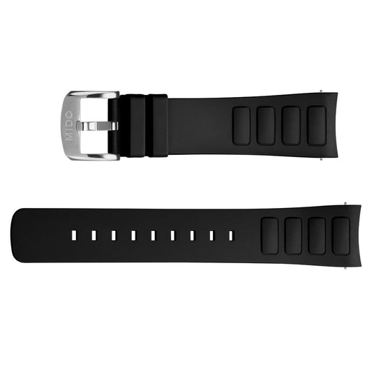 Mido Armband Multifort TV Big Date Armband Rubber Black M852.018.741