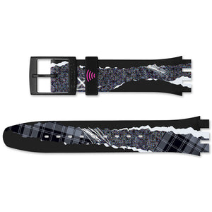 Swatch Ersatzband New Gent BLANK CHECK ASO32B122
