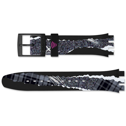 Swatch Ersatzband New Gent BLANK CHECK ASO32B122