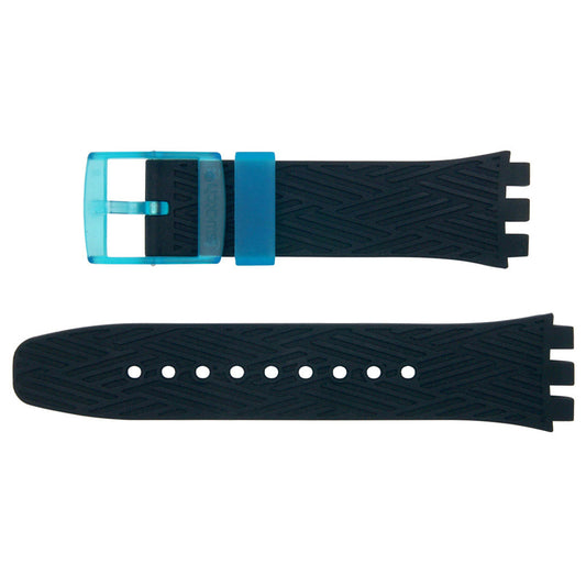 Swatch Ersatzband Chrono Plastic Blue Tire ASUSS402